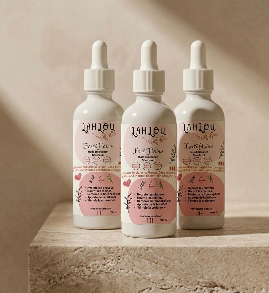 Cure FortiHair+ 3 Huiles – Soin Intensif Anti-Chute & Pousse